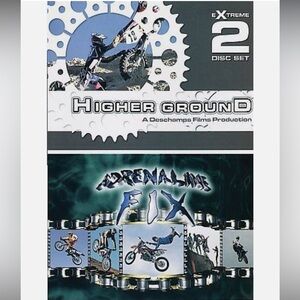 NWT Higher Ground / Adrenaline Fix (2004) – 2-Disc Action Sports DVD Set